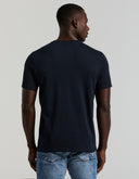 Playera Azul Oscuro Dark Sapphire Gráfico Abstracto Algodón