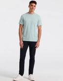 Playera Azul Aqua Graphic Back Print Algodón