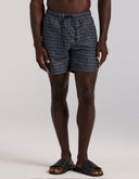 Traje de Baño Azul Dark Sapphire Estampado Wave Secado Rápido