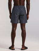 Traje de Baño Azul Dark Sapphire Estampado Wave Secado Rápido