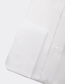 Camisa de Vestir Bright White Slim Fit con Puño Doble