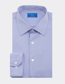 Camisa de Vestir Kentucky Blue Slim Fit con Puño Sencillo
