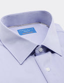 Camisa de Vestir Kentucky Blue Slim Fit con Puño Sencillo