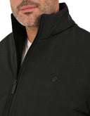 Chamarra Acolchada Negro con Cierre Completo