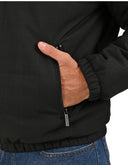 Chamarra Acolchada Negro con Cierre Completo