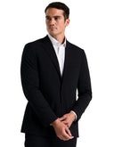 Saco Slim Fit Negro con Solapa de Muesca