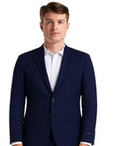 Saco Slim Fit Azul Marino con Solapa de Muesca