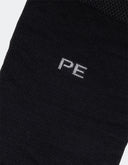 Kit 6 Pares Calcetín Negro Azabache Liso con Letras “PE”